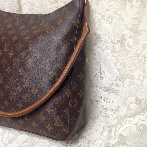 Louis Vuitton Brown Mono Canvas Shoulder Bag - Picture 4 of 14